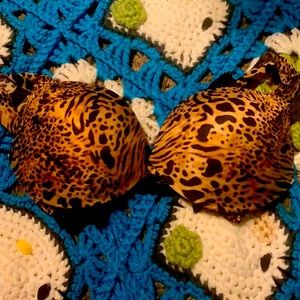 cheetah style bra